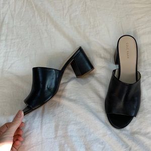 Cole haan new leather mules